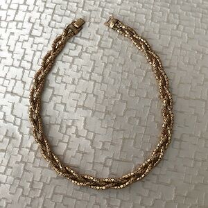 Bigney Gold Textured Necklace